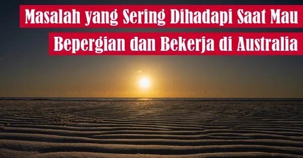 Australia, kerja luar negeri