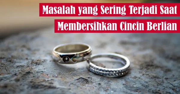 cincin berlian, perhiasan bersih